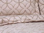 L'essentiel linge de maison Juego de colcha doble Parolin Beige